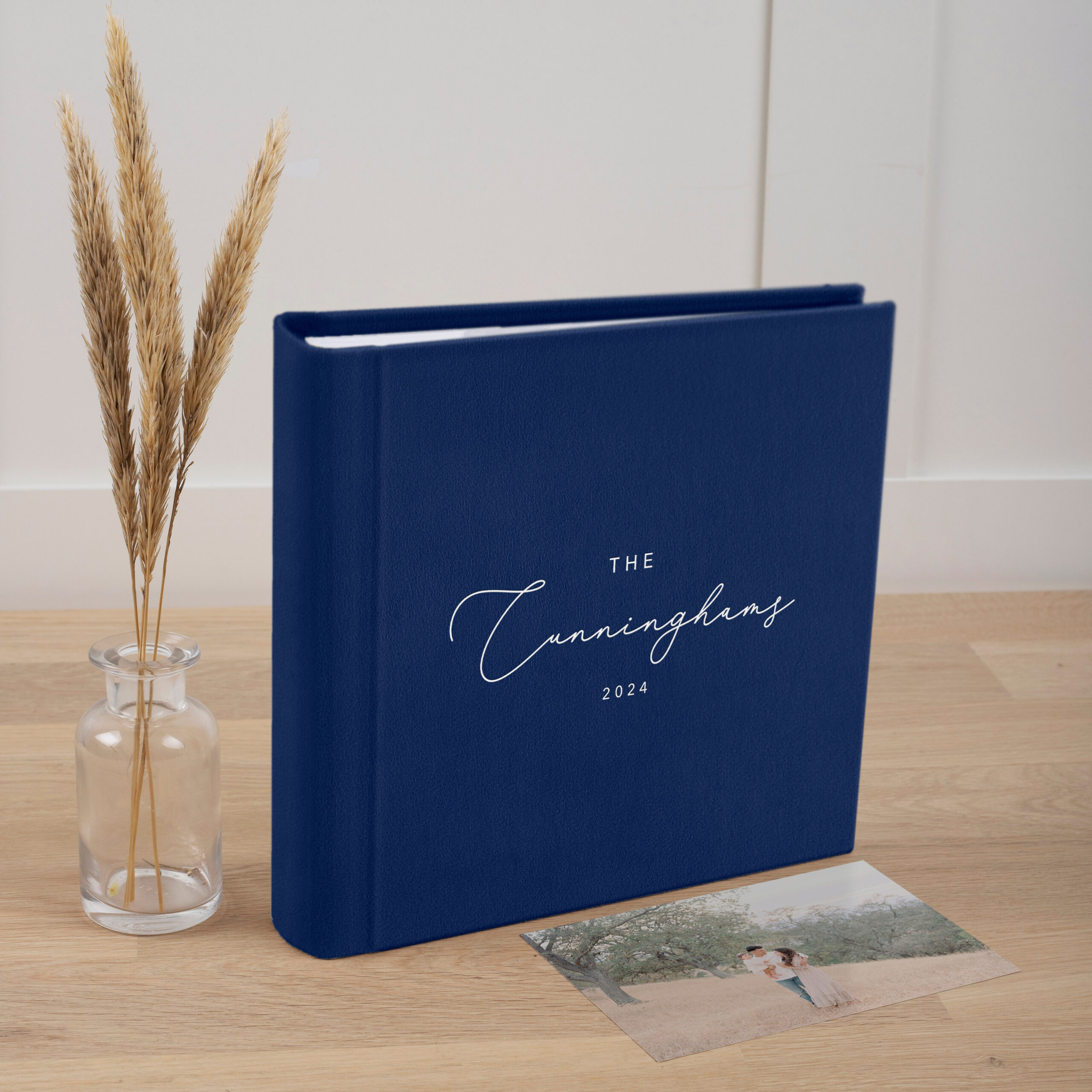 Photo Album with Sleeves for 200 4x6 Photos - Pictured Cotton!