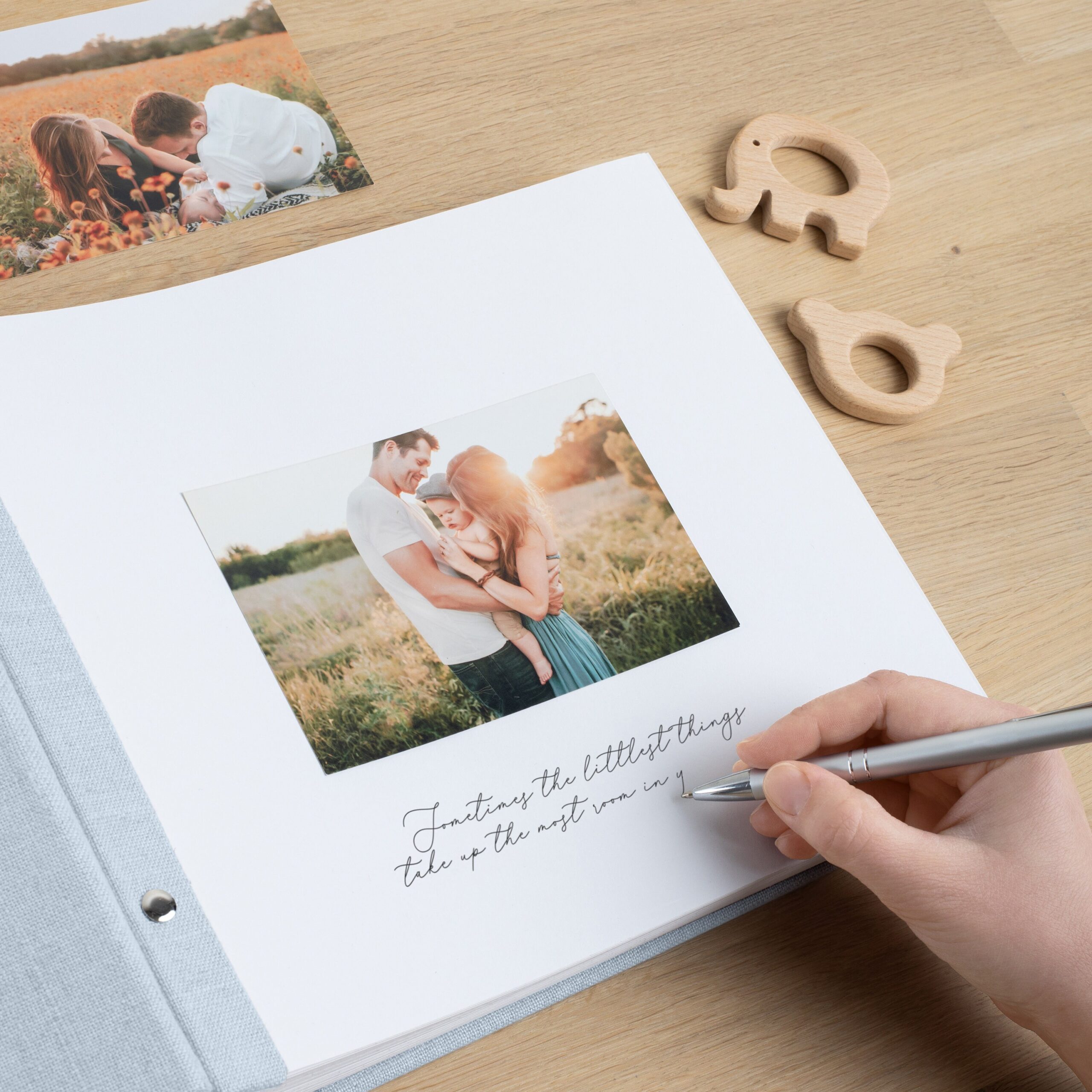 First Years Baby Memory Book | Personalized Baby Photo Album #1 - Image 2