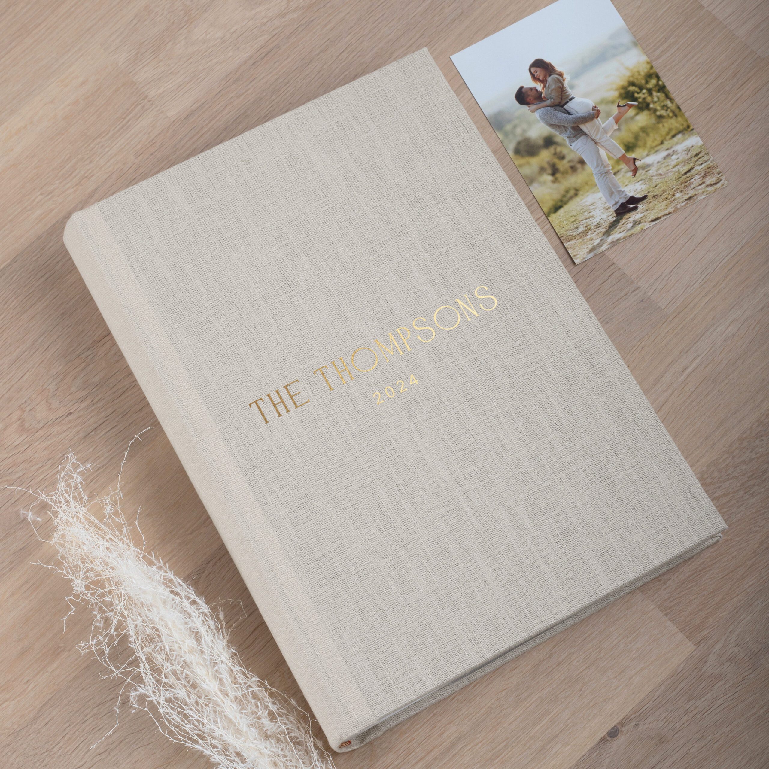 Photo Album with Sleeves for 300 4x6" 10x15cm Photos | Custom Wedding Slip In Photo Album - Image 3