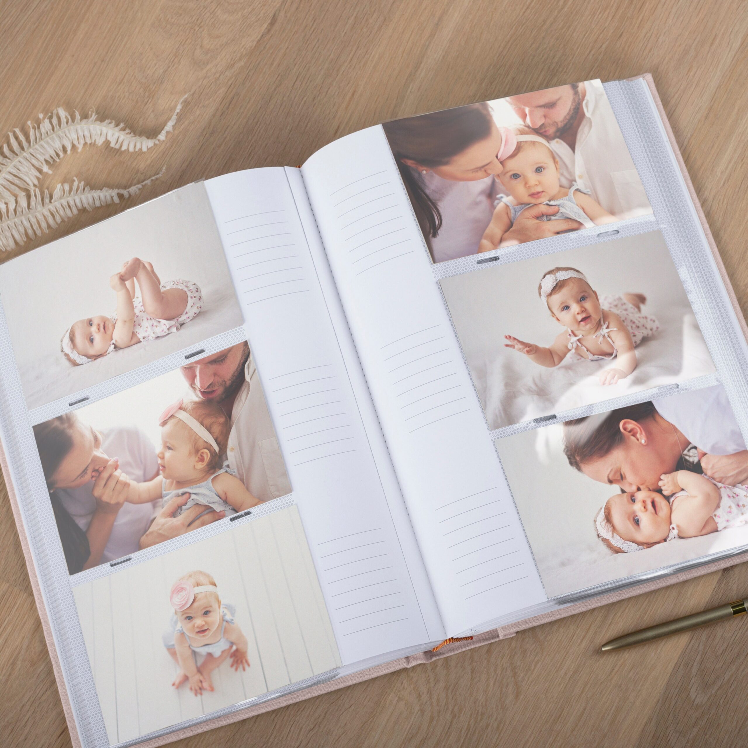Baby Photo Album with Sleeves for 300 4x6" 10x15cm Photos | Baby Slip In Photo Album #3 - Image 4