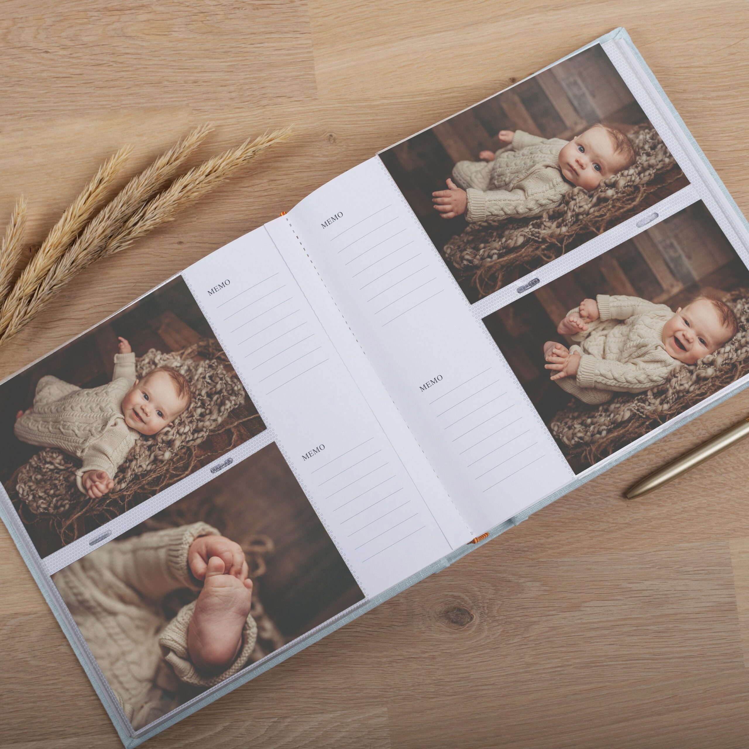 Baby Photo Album with Sleeves for 200 4x6 Photos | Slip In Photo Album #5 - Image 2