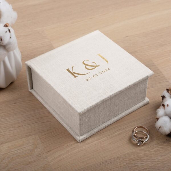 Wedding Ring Box with Removable Ring Bearer Pillow #1