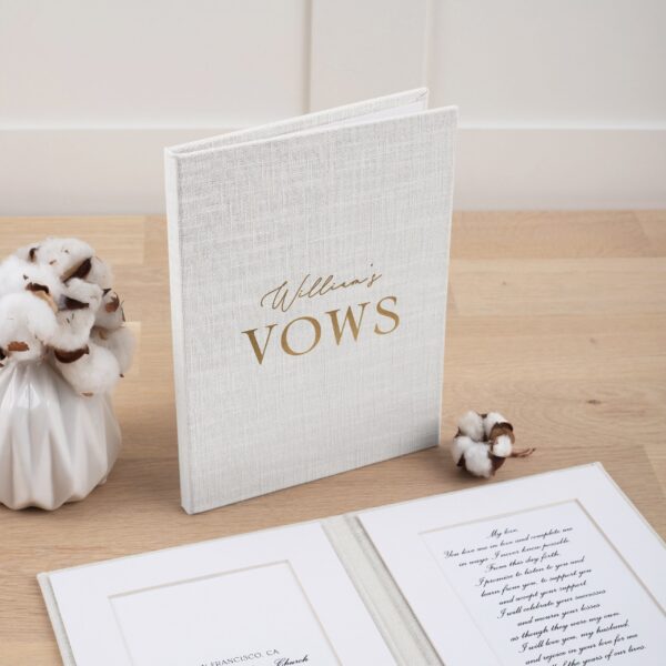 Personalized Wedding Vow Books | Vow Books Set #2
