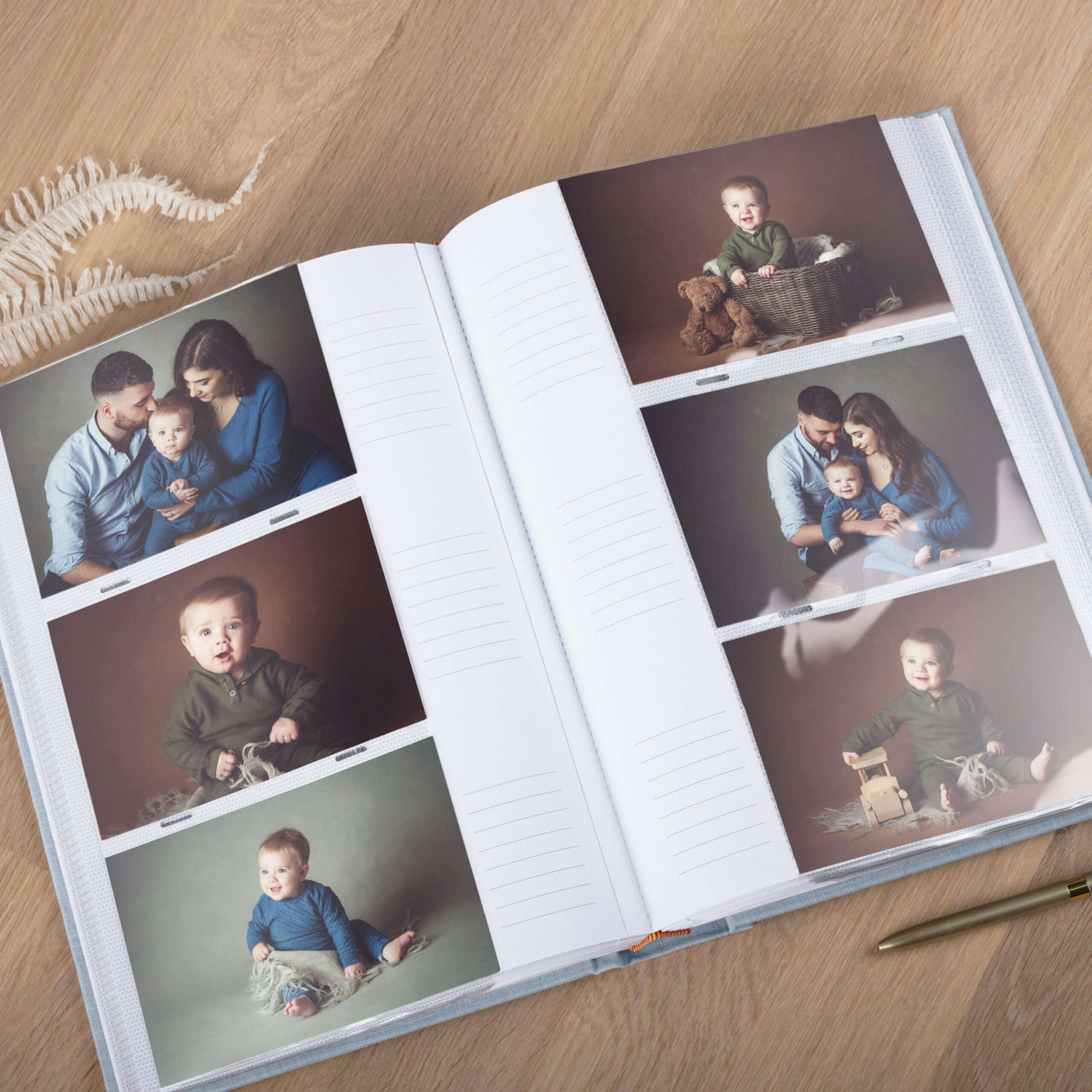 Baby Photo Album with Sleeves for 300 4x6" 10x15cm Photos | Baby Slip In Album - Image 2