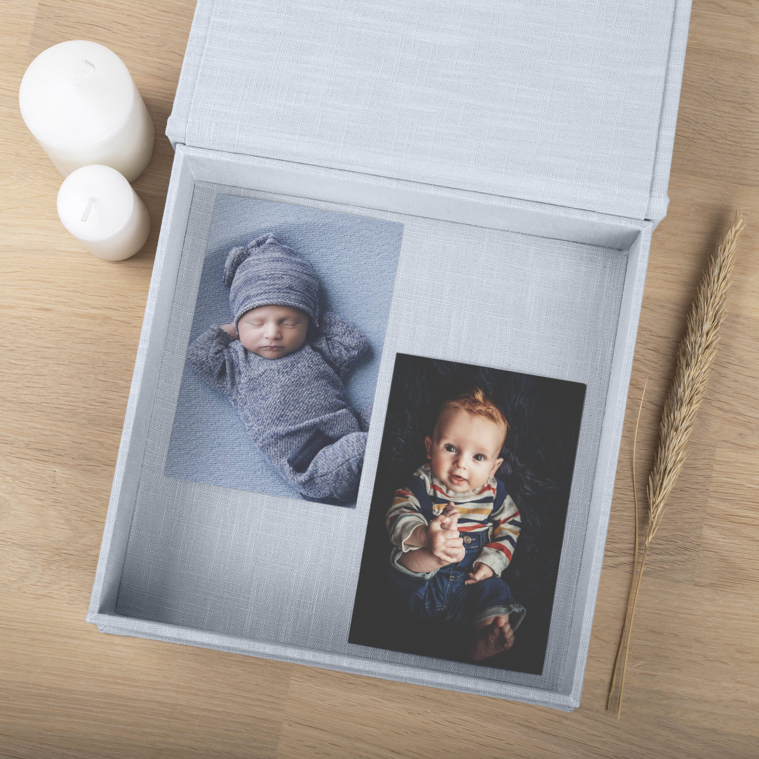 Personalized Baby Keepsake Box | Baby Time Capsule Box #1 - Image 5