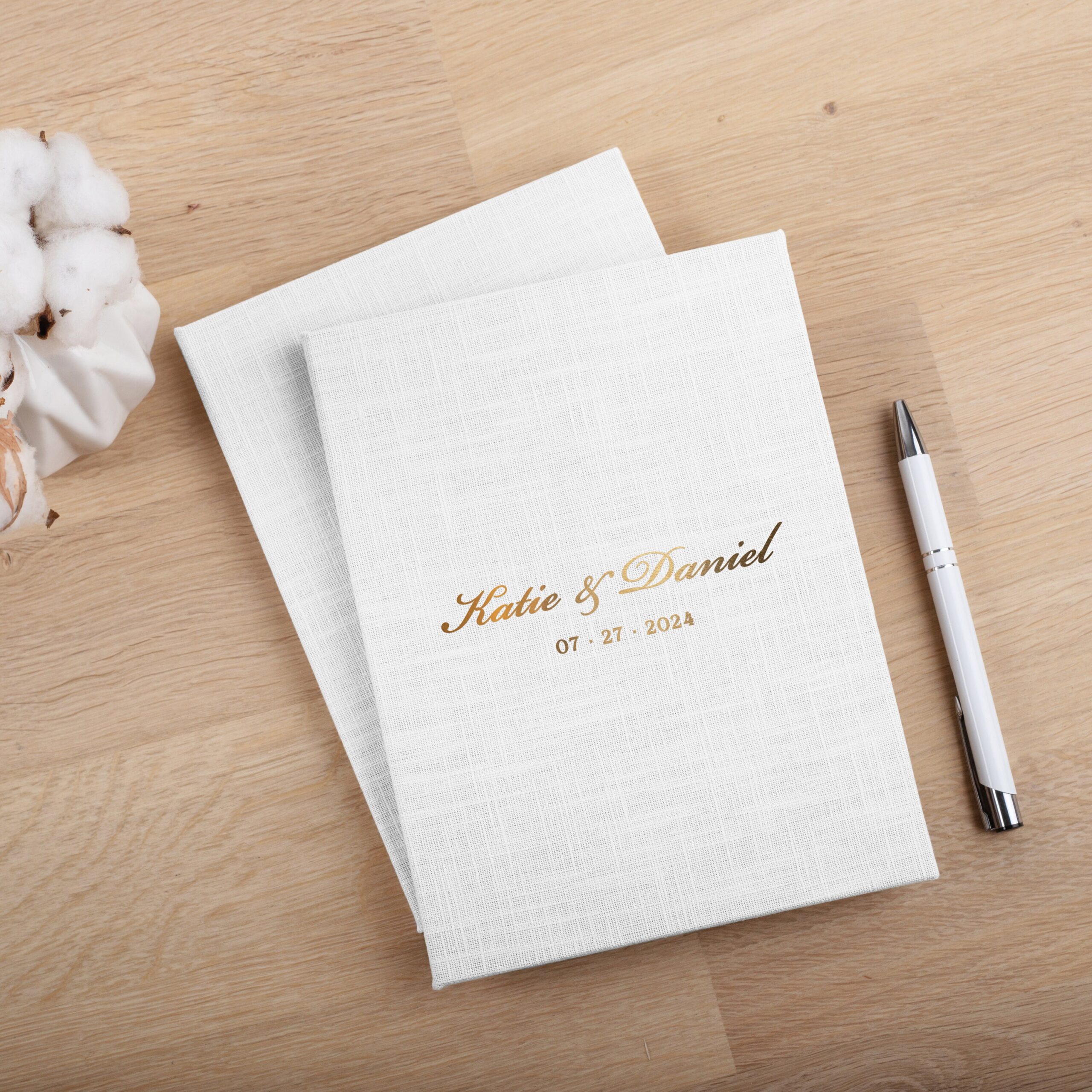 Personalised Wedding Vow Books #1 - Image 3