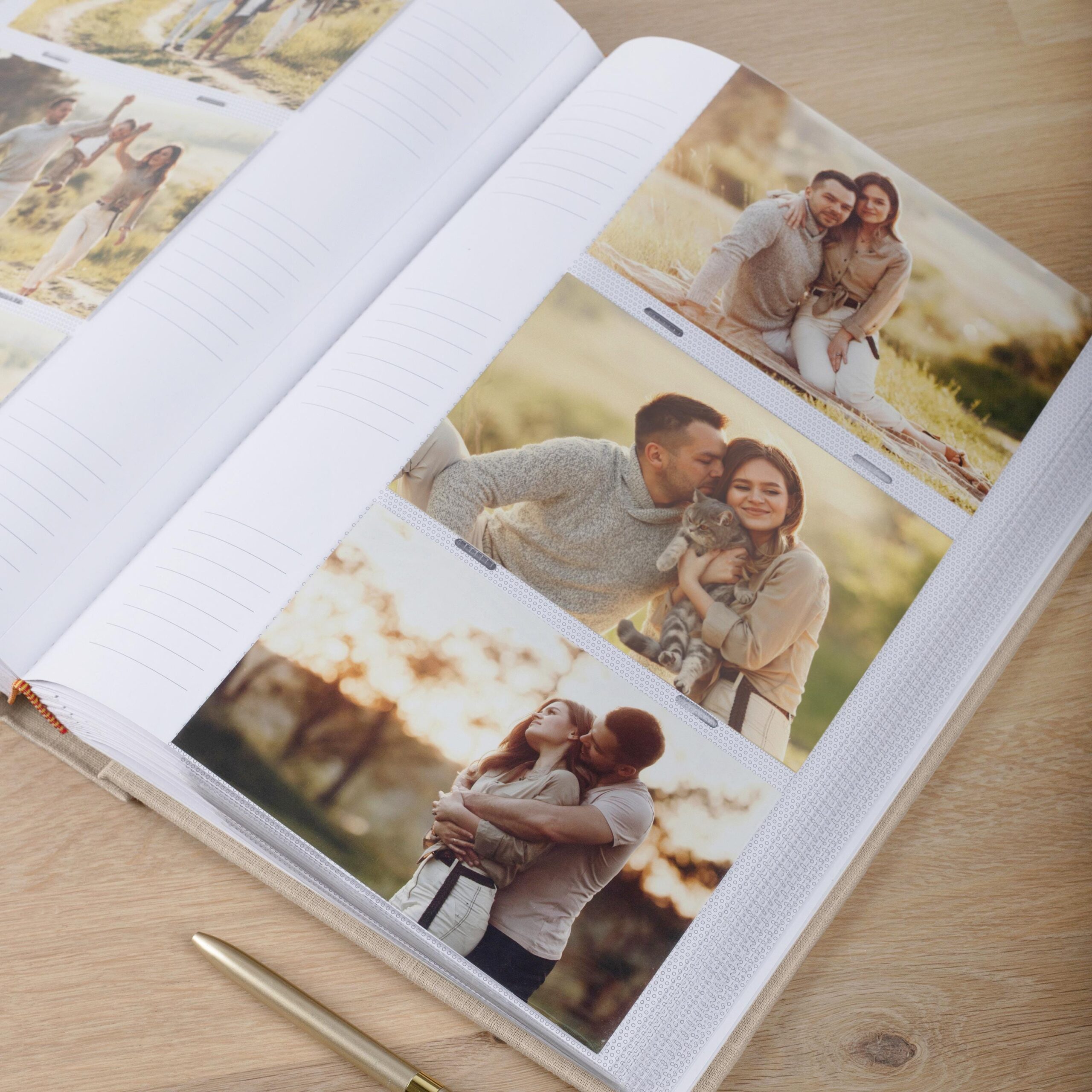 Wedding Photo Album with Sleeves for 300 4x6" 10x15cm Photos | Personalized Slip In Album - Image 2