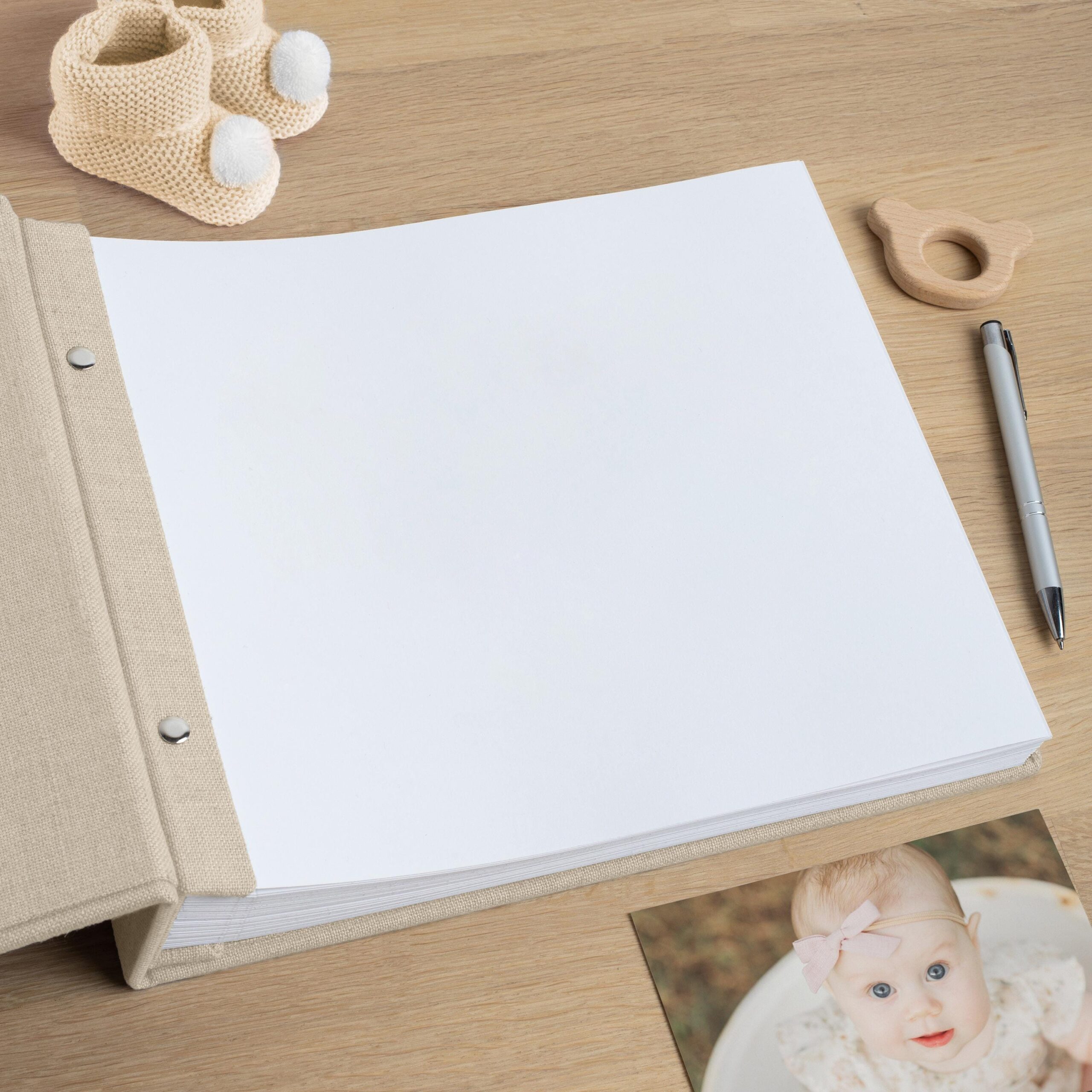 First Years Baby Memory Book | Personalized Baby Photo Album #3 - Image 3