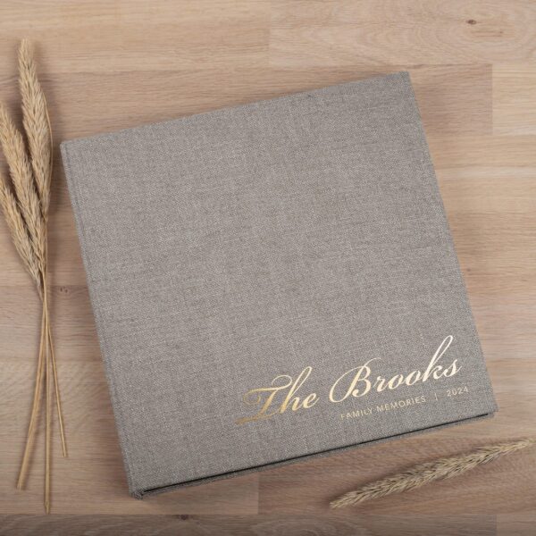 Photo Album with Sleeves for 100-1000 4x6" / 10x15cm Photos | Custom Wedding Slip In Photo Album