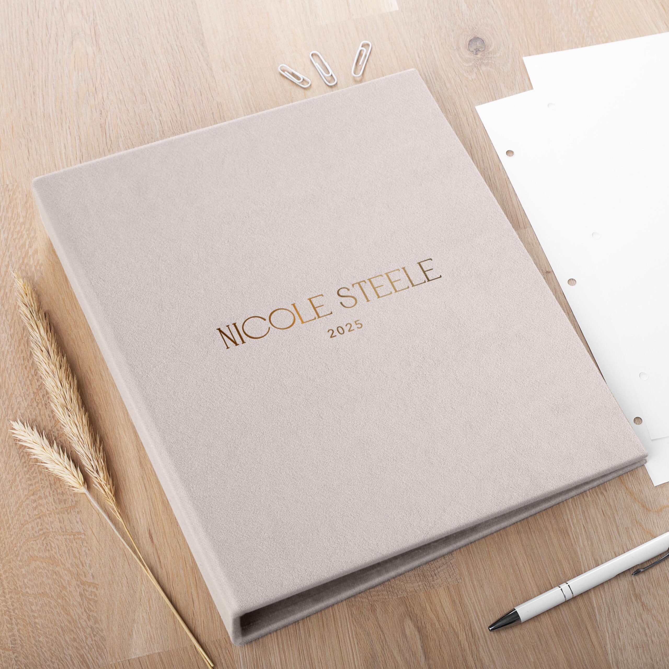 Custom Wedding Planner Ring Binder #1 - Image 2